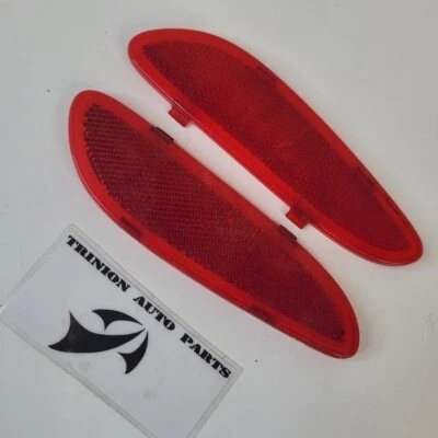 Juego de 2 lentes reflectoras interiores para puerta GMC Envoy 2002-2009 rojas OEM Foto 1 de 4