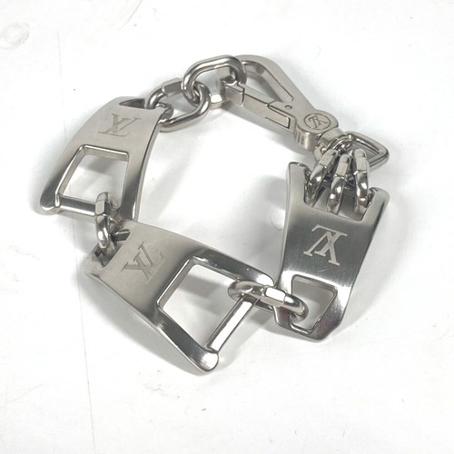 LOUIS VUITTON（LV） LOUIS VUITTON MP3015 LV Bracciale Zip Accessori Bracciale Metallo Argento
