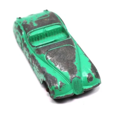 Coche deportivo Jaguar XK120 1948-54 verde juguete diecast años 60 Tootsietoy Foto 1 de 4