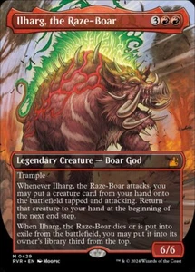 MTG Magic the Gathering Ilharg, the Raze-Boar (429/497) Ravnica Remastered LP - Picture 1 of 1