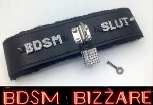 Bondage Kit collar Cuff restraint Slave Fetish Mask BDSM Hotwife Queen Of Spades - Picture 1 of 5