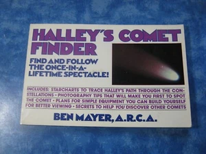 HALLEY'S COMET FINDER Starcharts and Equipment Plans BEN MAYER SC 1985 VGC - Picture 1 of 6