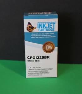 CANON PIXMA CPGI225BK BLACK 16ML INK JET REPLACEMENT CARTRIDGE FACTORY SEALED - Picture 1 of 3