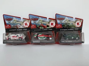 NIB Disney Cars K Mart Full Set Shu Todoroki Francesco Bernoulli Nigel Gearsley - Picture 1 of 15