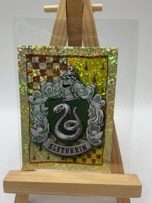 2001 Panini Harry Potter The Philosopher's Stone Sticker Slytherin #100 HOLO - Image 1 of 4