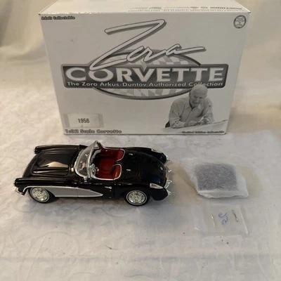 Action Collectables Vtg 1956 CORVETTE Zora Arkus-Duntov Ltd Edition NIB 1:32 px - Image 1 of 4