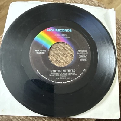 Lynyrd Skynyrd - 45 RPM Record - Down South Jukin' / Free Bird on MCA - Image 1 of 2