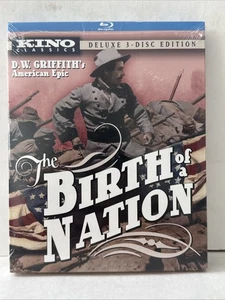 The Birth of a Nation Blu-ray D.W. Griffith 3-Discs Sealed Kino Classics - Picture 1 of 2