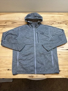 Chaqueta polar The North Face gris manga larga con capucha cremallera completa para hombre talla XL - Imagen 1 de 4
