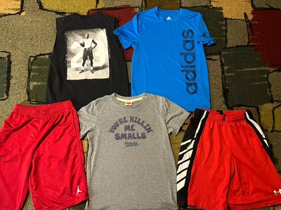Nike Under Armour Camisa/Pantalones Cortos/Sudadera Juvenil M Dri Fit Jordan LOTE DE 6 Foto 1 de 4