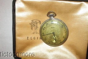 ANTIQUE 14K GF ART DECO EGIN GRADE 479 12s POCKET WATCH 1925 MOSELEY & CASE - Picture 1 of 15