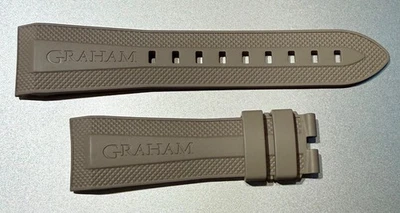 Graham Brown Rubber Strap for Chronofighter Models BRAK93B - Image 1 of 3