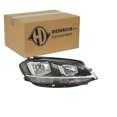 DIEDERICHS HALOGEN LED SCHEINWERFER mit LWR LED-TFL RECHTS für VW GOLF | 2217980 - Bild 1 von 4