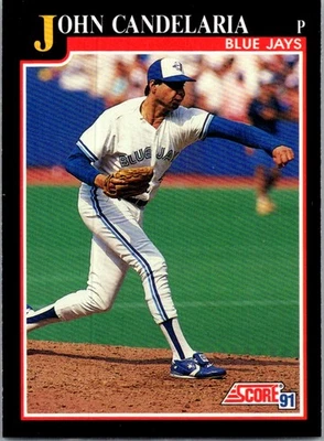 1991 Score John Candelaria Toronto Blue Jays #791 - Image 1 of 2