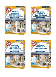 Arm & Hammer Feuchtigkeitsabsorber & Geruchsentferner 16oz Hängetasche 4er Pack 8 Ba... - Bild 1 von 5