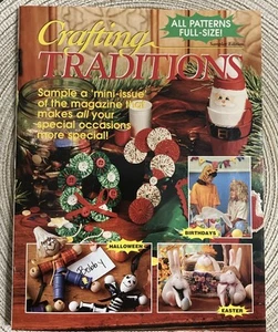 Vintage 1996 Crafting Traditions Magazine Sampler Edition Birthdays Halloween  - Picture 1 of 2