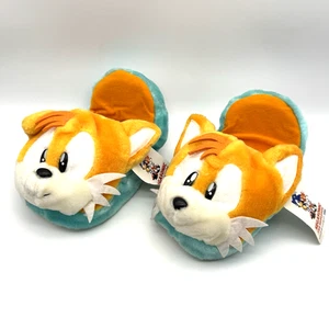 Zapatillas de felpa SEGA Sonic the Hedgehog Tails 1994 con etiquetas Japón envío gratuito - Imagen 1 de 8