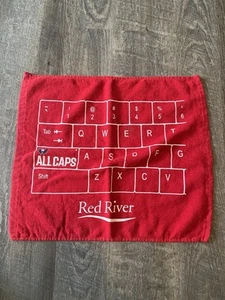 2018 Washington Capitals Playoff Rally Towel Red River ALL CAPS! - Picture 1 of 3