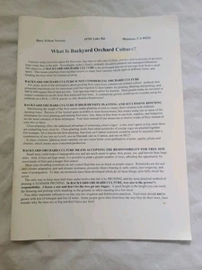 Dave Wilson Nursery - What is Backyard Orchard Culture? - 2011 Booklet - Picture 1 of 4