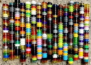 Lego 400+ Stück verschiedene Farben Punkte nur Original Posten - Bild 1 von 1