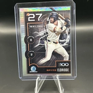Tarjeta refractora Bowman #BTP-27 2025 Bryce Eldridge Top 100 TCCCX - Imagen 1 de 1