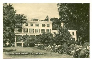 Boxwood Manor Gardens Old Lyme CT Connecticut Postcard - Picture 1 of 1