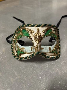 BLUE MOON HANDMADE VENETIAN EYE MASK - Picture 1 of 11