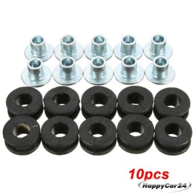 Cojín de alivio a prueba de golpes perno ojal de goma panel carenado piezas motocicleta 10* Foto 1 de 4