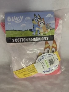Bluey 2 Cotton Pajama Sets NEW Polyester Size 4 Bluey Loves Bingo Pajamas PJ's - Picture 1 of 4