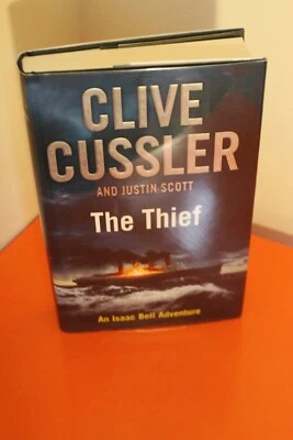 Clive CUSSLER Justin Scott THE THIEF 1st/1st UK Hardcover NEW DOUBLE FLAT SIGNED - Image 1 of 4