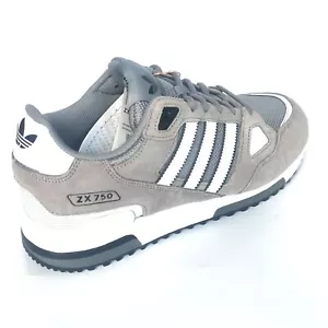 Adidas ZX 750 Herrenschuhe Turnschuhe UK Größe 7 bis 12 GW5529 Originals grau silber