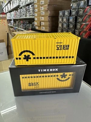 YUNDA EXPRESS CONTENEDOR APERTURA PUERTAS TRASERAS DIORAMA 1/64 DIECAST BY TIME BOX Foto 1 de 2
