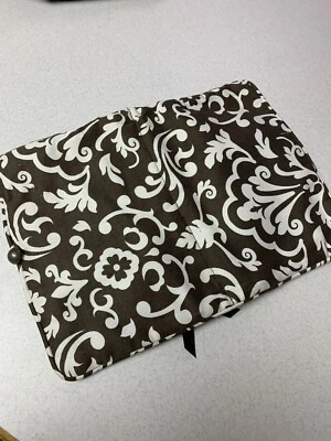 Thirty One Jewelry Makeup Travel Bag - with storage bags brown parisian pop - Image 1 of 4