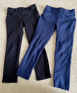 “Place” Stretch Girls Jeans, Black & Navy, Size 6, Slight Wear - Picture 1 of 11