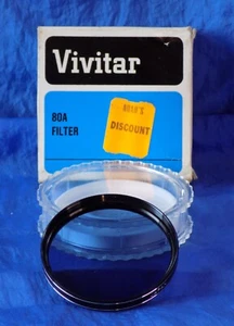 VIVATAR Camera Filter 49mm 80A Cooling w/ Case & Original Box Made in Japan - Picture 1 of 4