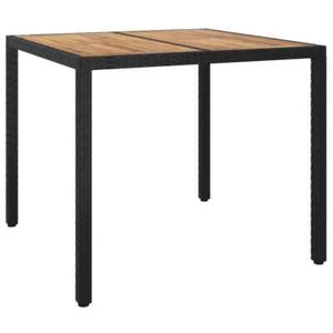 Outdoor Dining Table Garden Patio Deck Wooden Solid Acacia Wood Rattan Furniture - Picture 1 of 6