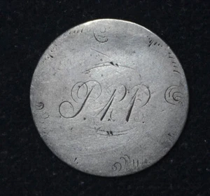 Love Token Engraved PRP On 18-6 Liberty Seated Dime Silver 10 Cents 10c - Picture 1 of 5
