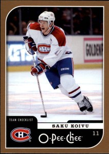 2006-07 O-Pee-Chee #686 Saku Koivu - NM-MT