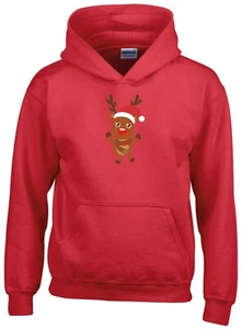 Santa Rudolph Hoodie rote Nase Rentier lustig Weihnachtsgeschenk Männer Sweatshirt Top - Bild 1 von 6