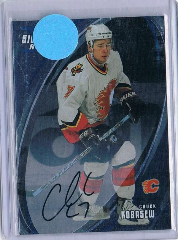 2002 BAP Signature Series Autographs #185 Chuck Kobasew  - Image 1 of 1