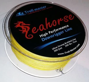 Downrigger Línea Trenzada AMARILLO 200 lb 300 ft PENN CANON SEAHORSE por TROLL-MASTER - Imagen 1 de 2