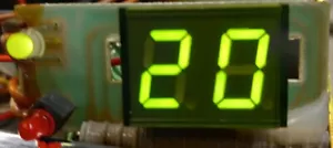 Green Cobra 29 142 148 Uniden .4" 2-Digit LED Channel Display Readout CA 16-Pin - Picture 1 of 12