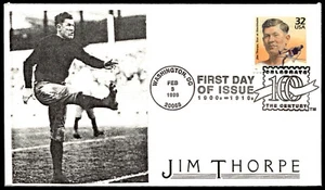 1998 Jim Thorpe FDC Celebrate the Century Olympic Athlete LEB Cachet - Picture 1 of 2