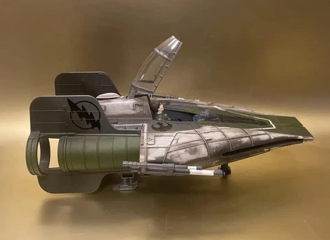 Star Wars Return of the Jedi Green A-Wing Fighter Vehicle with Pilot 1997 Used Cover