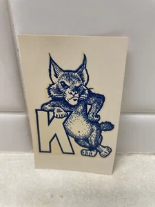 Calcomanía Angelus vintage - Gatos salvajes de la Universidad de Kentucky - Imagen 1 de 5