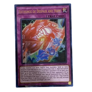 Yugioh Card Ultra Rare Exchange of Despair and Hope 1st Edition Holo Foil - Picture 1 of 5
