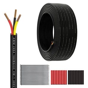 18 Gauge 3 Conductor Electrical Wire 20Feet 18/3 Extension Cable UL2464 DC5V/12V - Picture 1 of 12