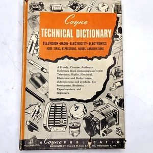 Vtg Coyne Technical Directory Book Television TV Radio Electricity Electronic B2 - Imagen 1 de 8