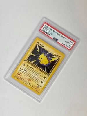 2000 Pokemon Neo Genesis 1st Edition Pikachu #70 - PSA 10 - Perfect! - Image 1 of 2