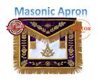 Masonic Past Master Apron Hand Embroidered | Premium Quality Masonic Apron